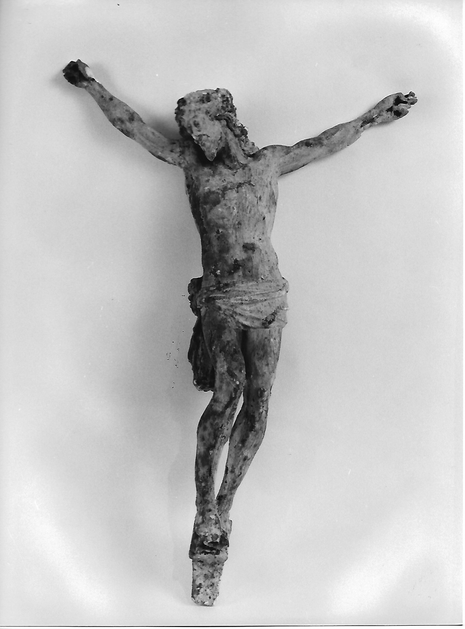 Cristo crocifisso (calco, opera isolata) - produzione coreglina (secc. XIX/ XX)