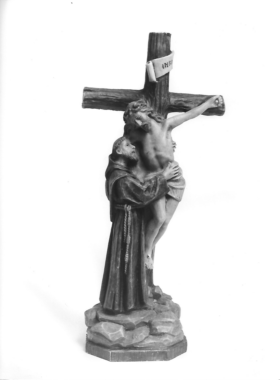 deposizione di Cristo dalla croce con san Francesco d'Assisi (calco, opera isolata) - produzione coreglina (seconda metà sec. XX)