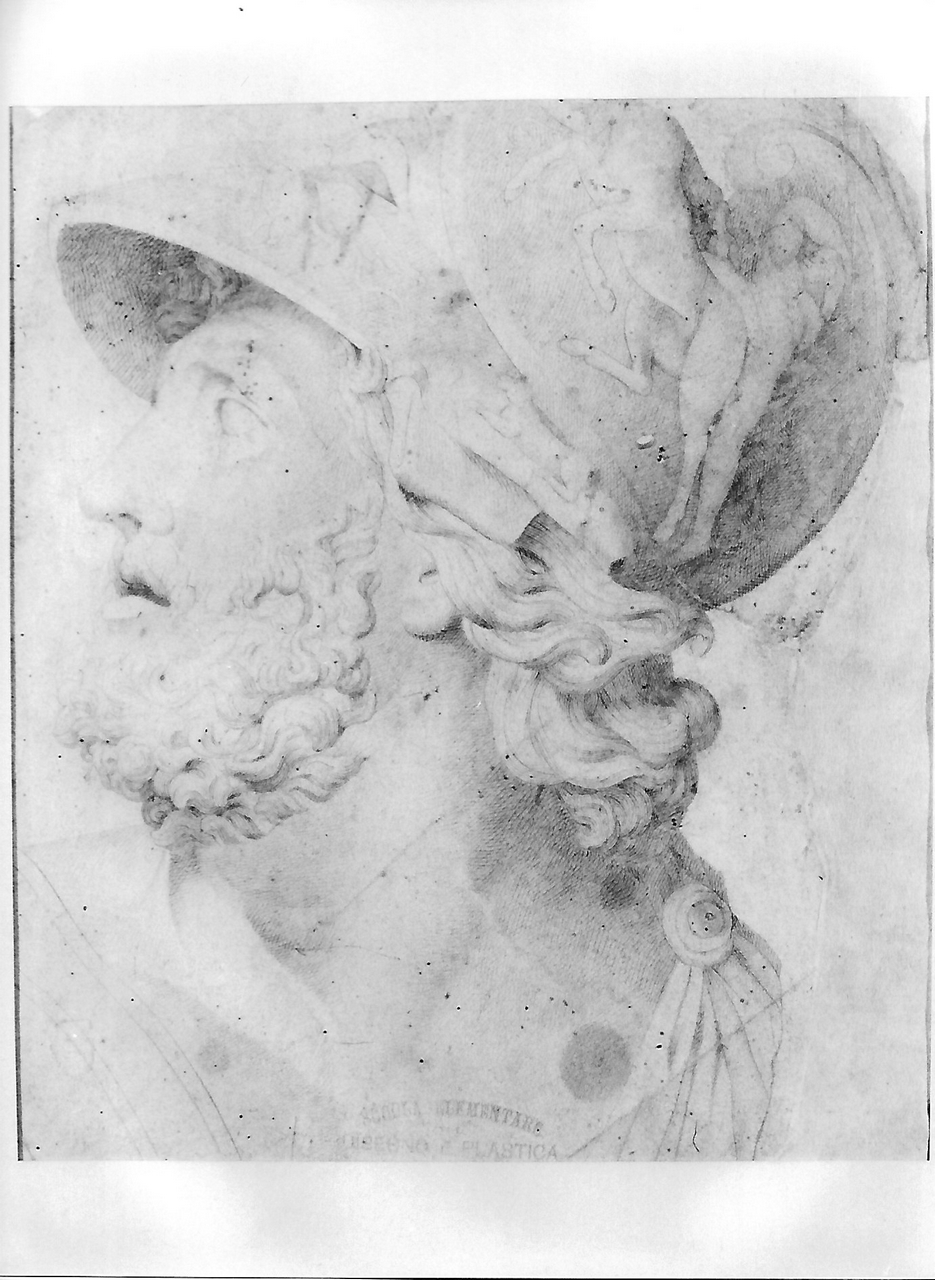 Pericle (disegno, opera isolata) - produzione coreglina (secc. XIX/ XX)