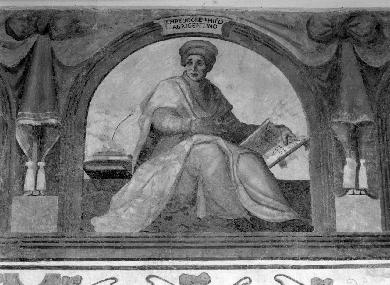 Empedocle (dipinto murale, complesso decorativo) di Gheri Cosimo (sec. XVI)