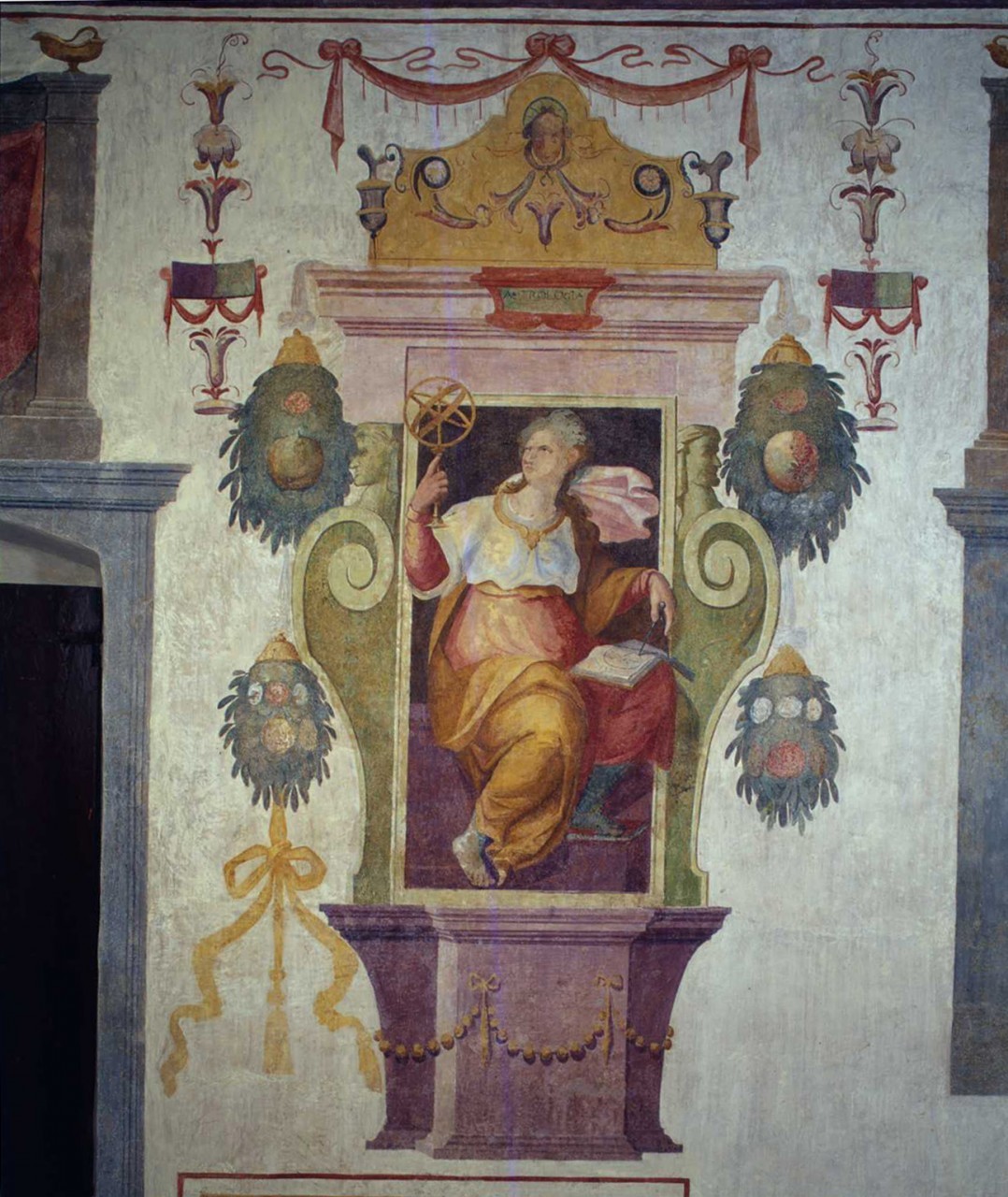 Arti Liberali: Astrologia (dipinto murale, complesso decorativo) di Gheri Cosimo (sec. XVI)