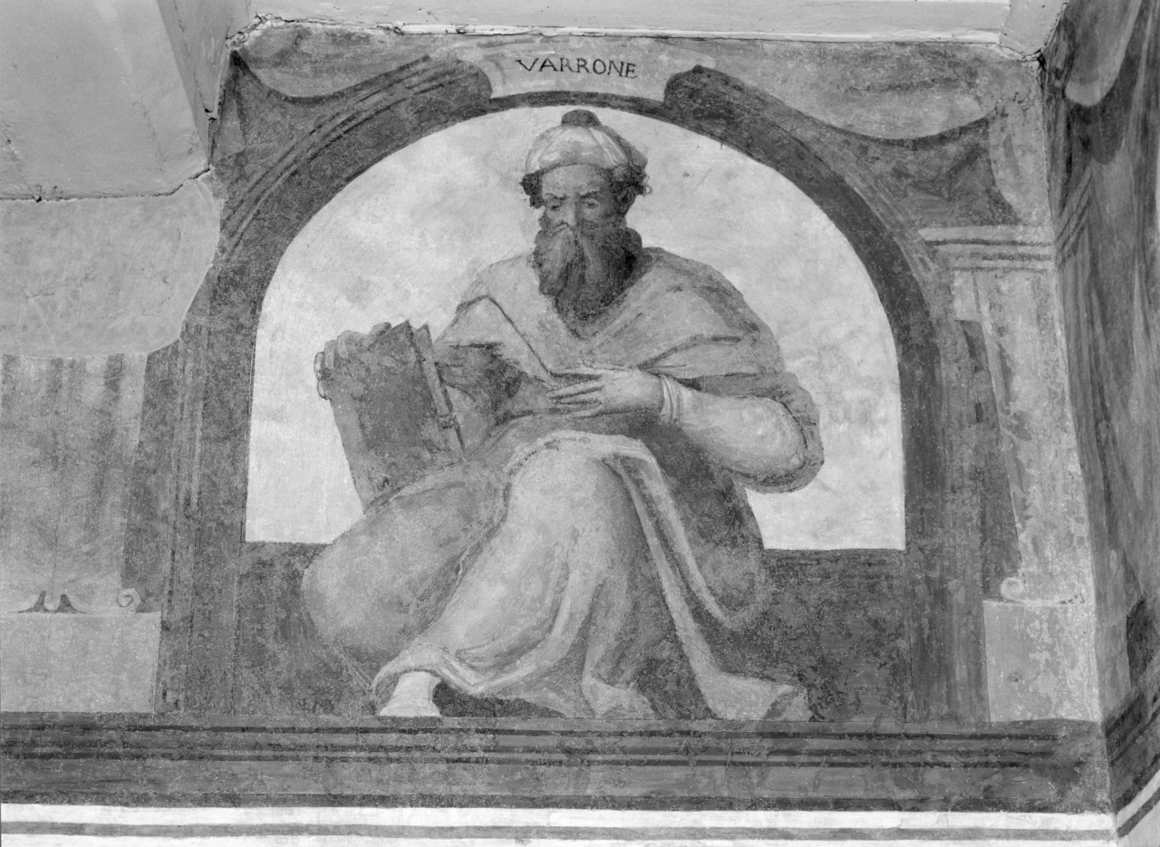 Varrone Marco Terenzio (dipinto murale, complesso decorativo) di Gheri Cosimo (sec. XVI)