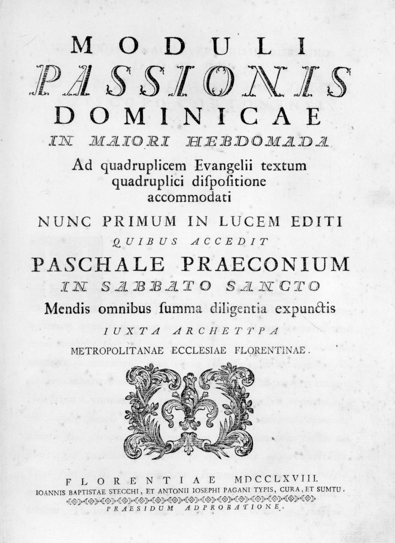 stemma della tipografia Stecchi - Pagani (stampa) - ambito toscano (XVIII)
