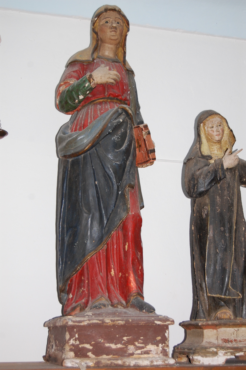 Santa elisabetta, santa elisabetta (scultura - scultura lignea policroma)