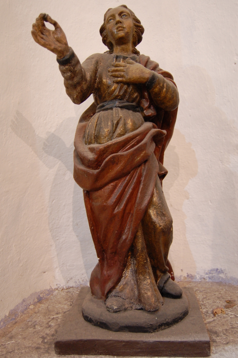 Santa apollonia, santa apollonia (scultura - scultura lignea policroma)