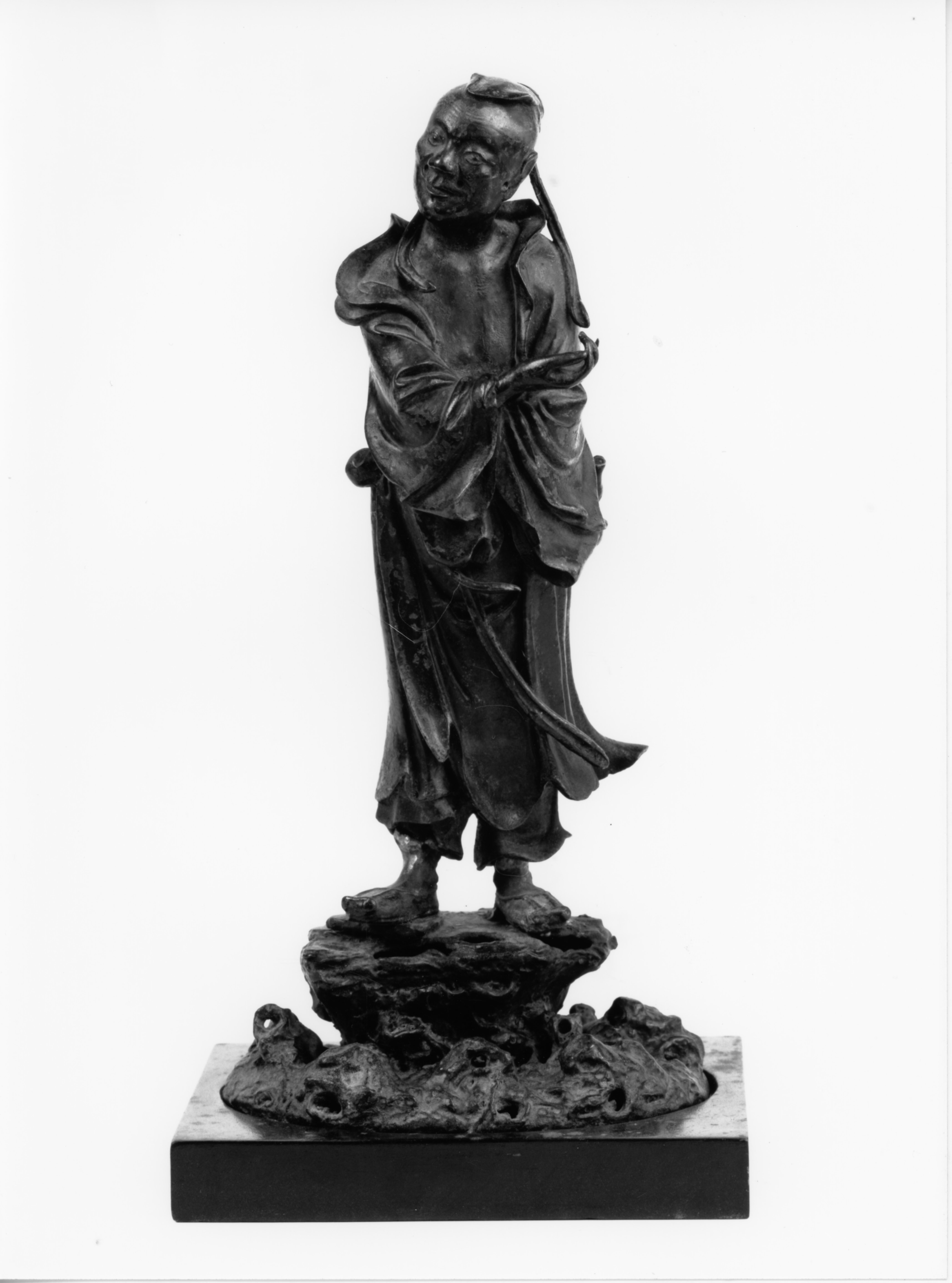 Li Tieguai, immortale taoista (bronzetto) - ambito cinese (secc. XIV/ XVII)