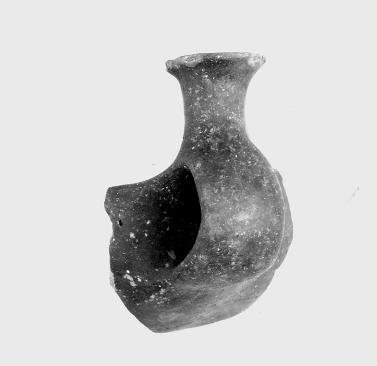 ansa a nastro con apofisi cilindro-retta di tazza - ambito berico-euganeo (sec. XIII a.C)