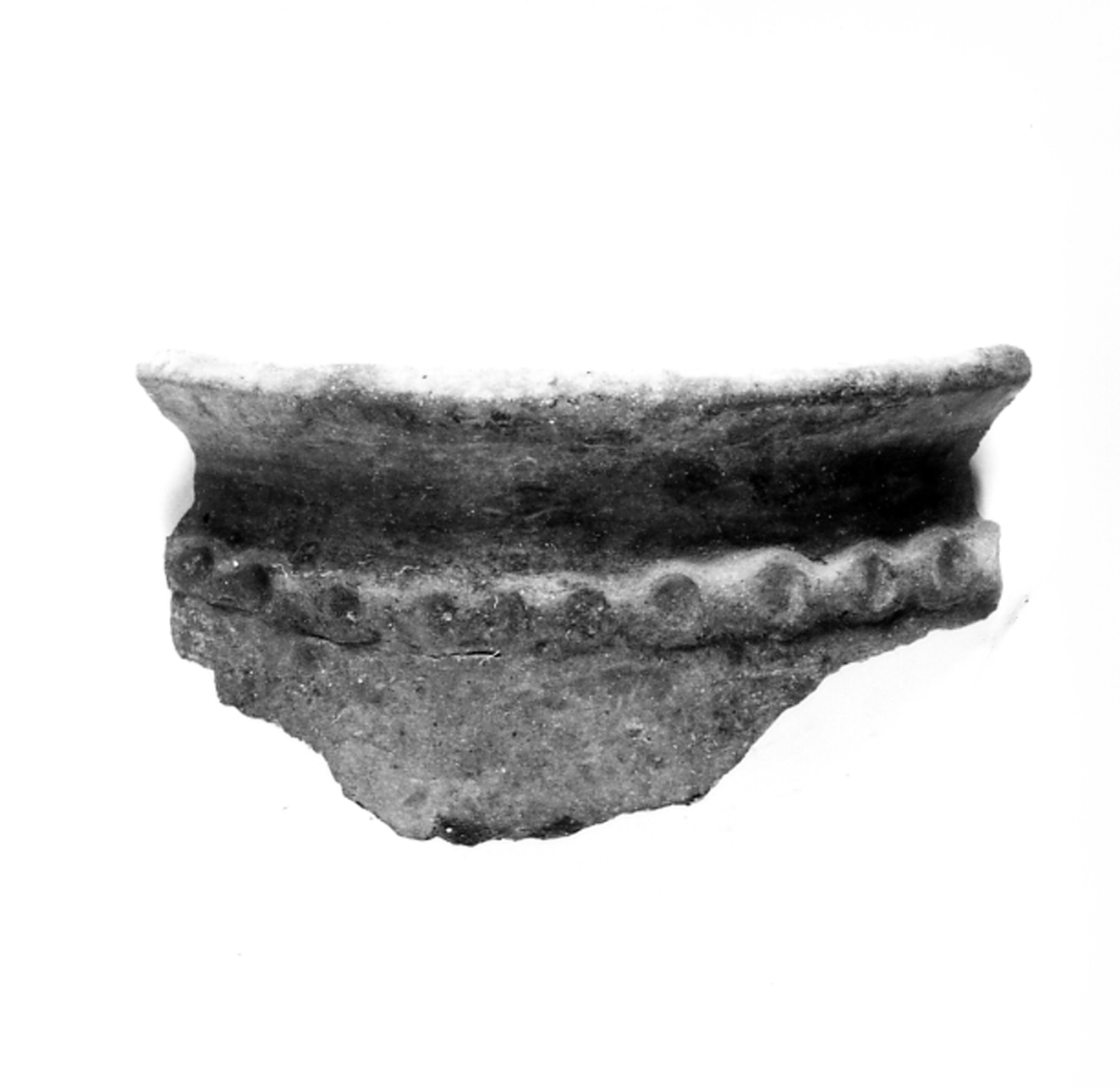 olla con orlo a tesa - ambito berico-euganeo (sec. XII a.C)