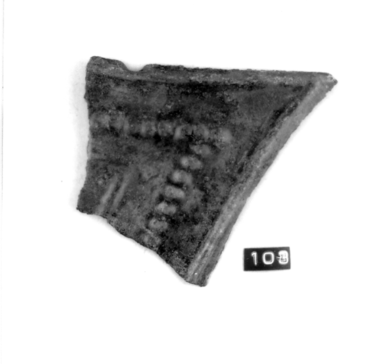 lamina/ frammento - paleoveneto (secc. IV/ III a.C)