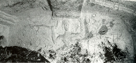 TOMBA DELLE SCULTURE (tomba a camera ipogea, area ad uso funerario) - Tarquinia (VT)  (prima metà III a.C)