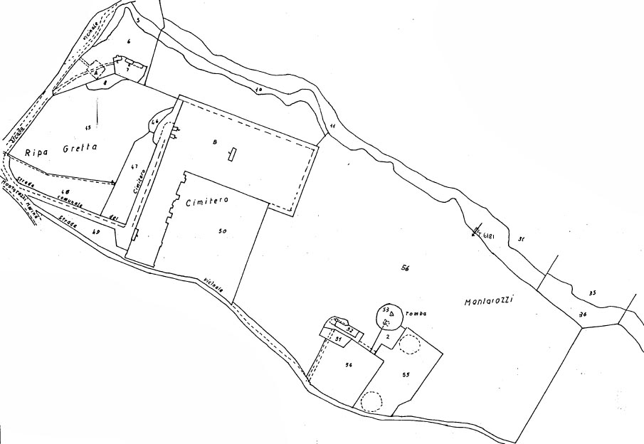 TOMBA DELLE ISCRIZIONI - Secondi Archi (tomba a camera ipogea, area ad uso funerario) - Tarquinia (VT)  (fine VI a.C)