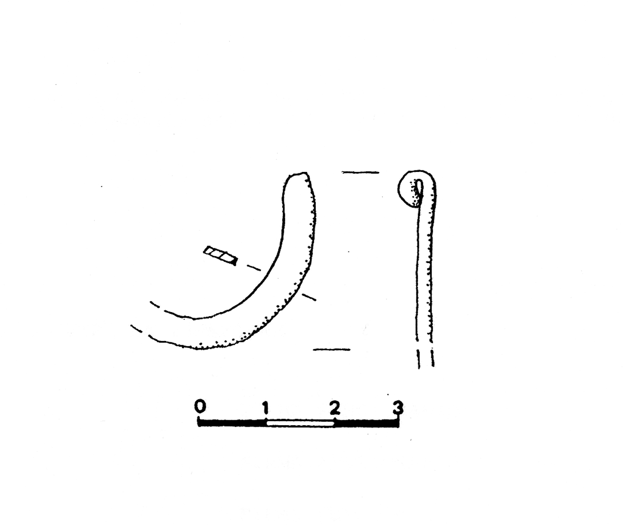 fibula - Locale romanizzato (secc. IV/VII d.C)