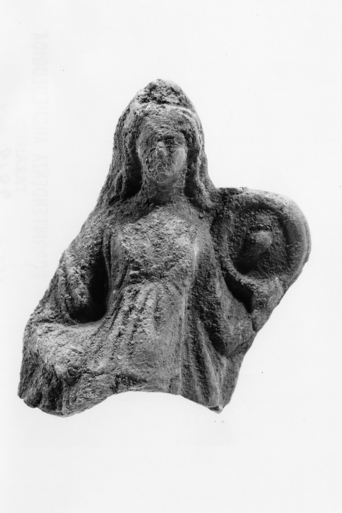 Polyboia (terracotta figurata, culto di Apollo-Hyakinthos) - fabbrica tarantina (secc. IV a.C.-III a.C)