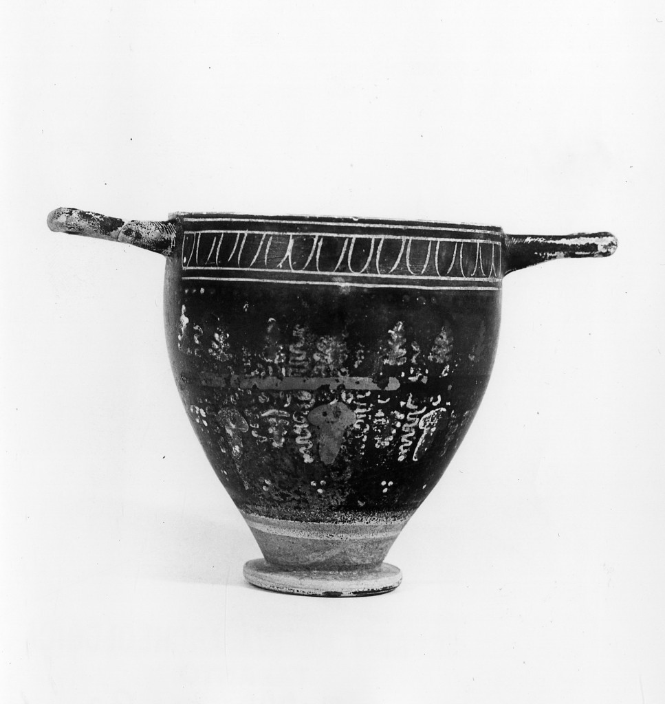 skyphos - ceramica tipo Gnathia (seconda metà sec. IV a.C)