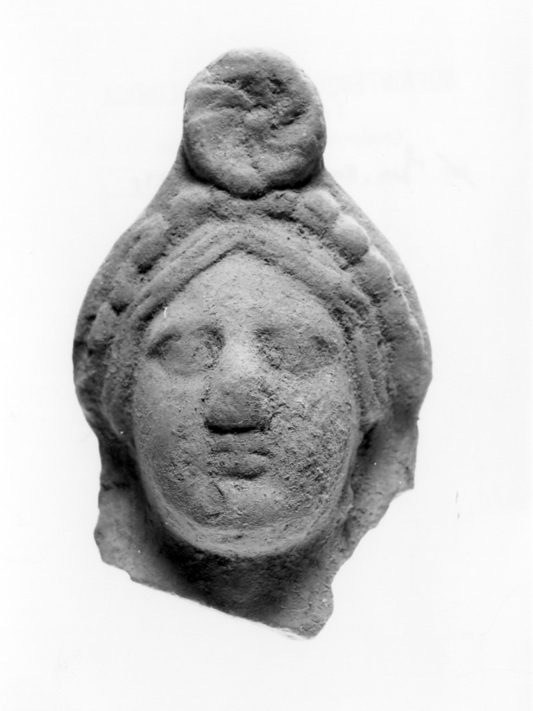 Dyonisos-Hades (terracotta figurata) - fabbrica tarantina (metà sec. V a.C)