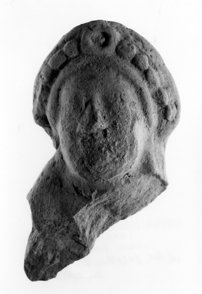 Dyonisos-Hades (terracotta figurata) - fabbrica tarantina (metà sec. VI a.C)