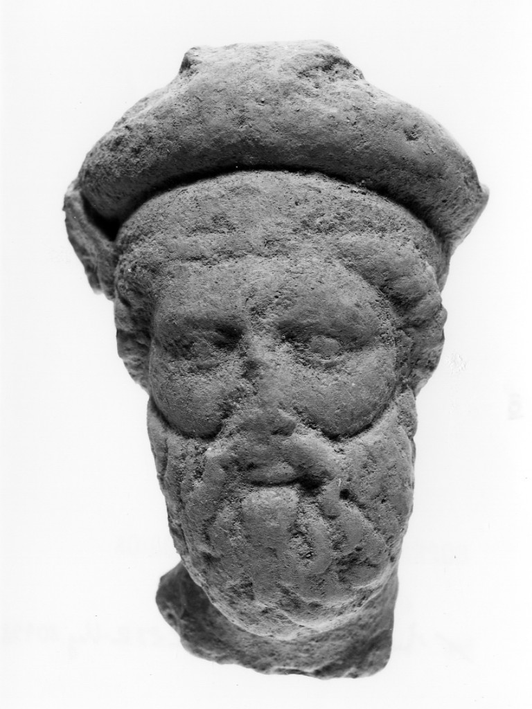 Dyonisos-Hades (terracotta figurata) - fabbrica tarantina (inizio sec. IV a.C)