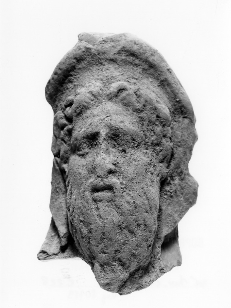 Dyonisos-Hades (terracotta figurata) - fabbrica tarantina (inizio sec. V a.C)