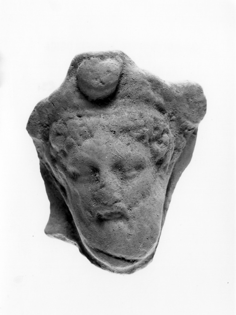 Dyonisos-Hades (terracotta figurata) - fabbrica tarantina (inizio sec. IV a.C)