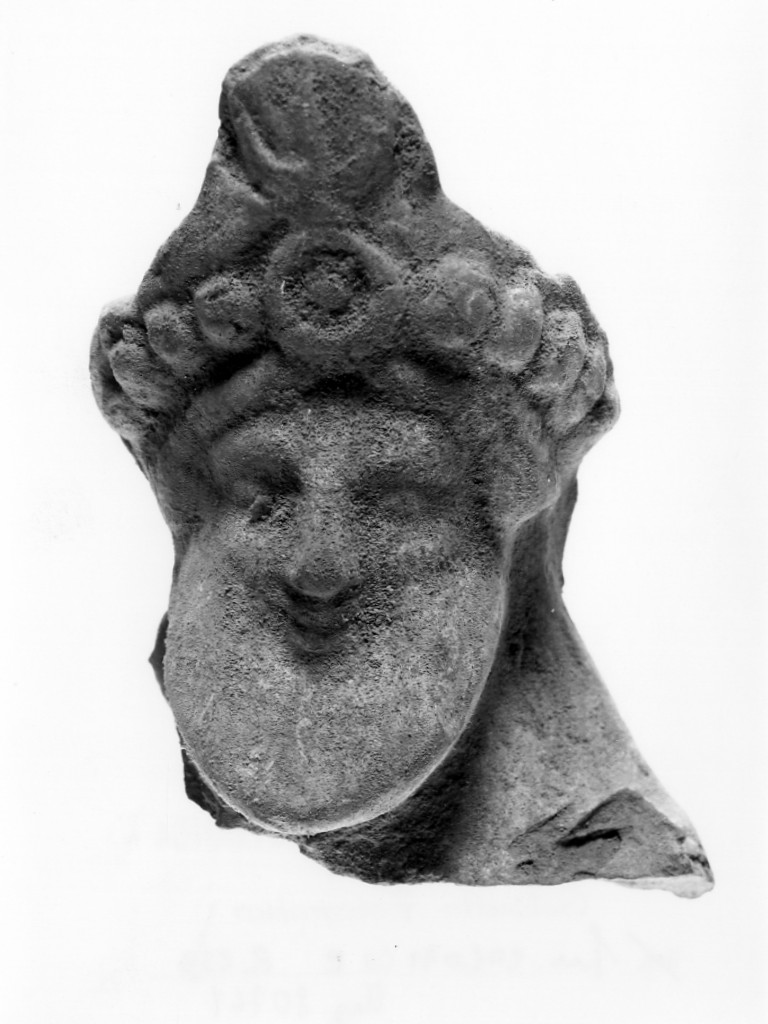 Dyonisos-Hades (terracotta figurata) - fabbrica tarantina (metà sec. V a.C)