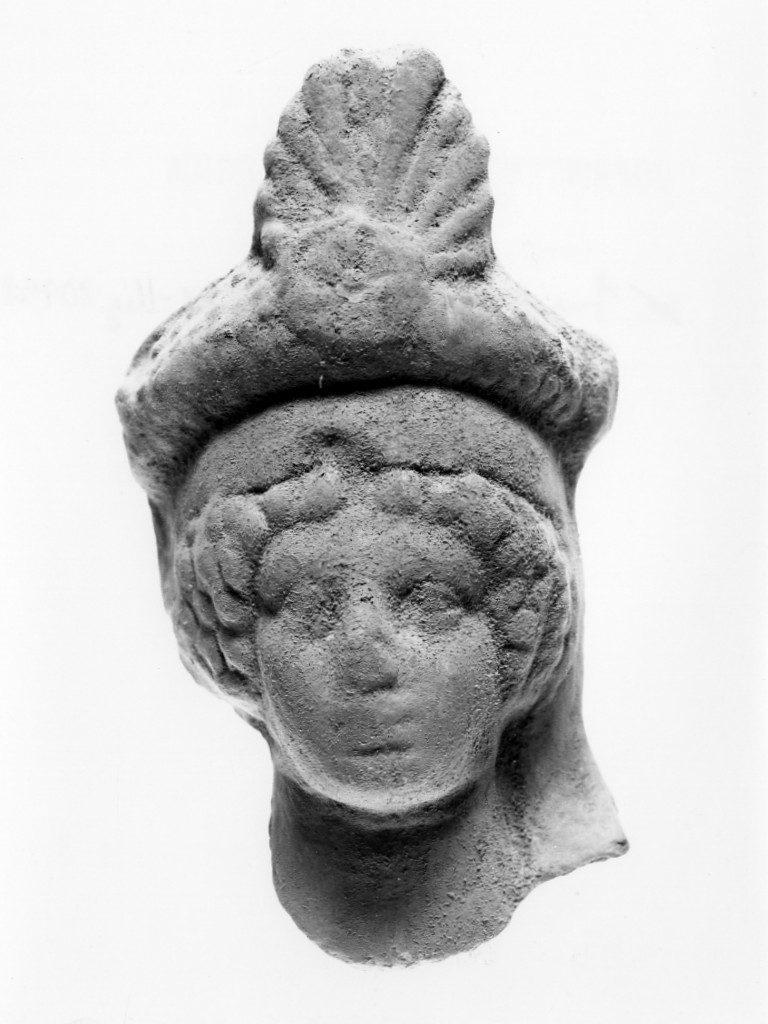 Dyonisos-Hades (terracotta figurata) - fabbrica tarantina (metà sec. V a.C)