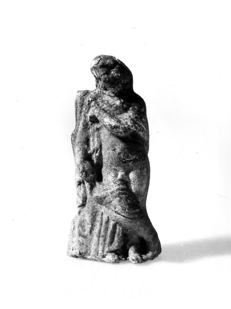 statuetta maschile - fabbrica italiota (secc. IV - III a.C)