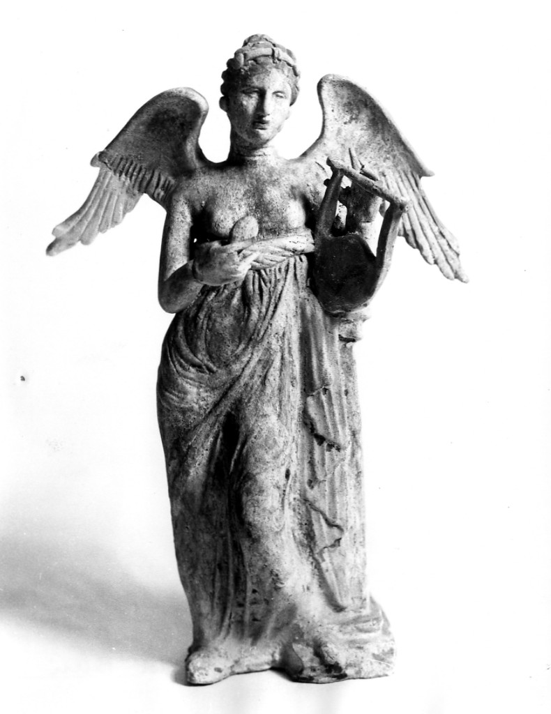 statuetta femminile - fabbrica italiota (secc. IV - III a.C)