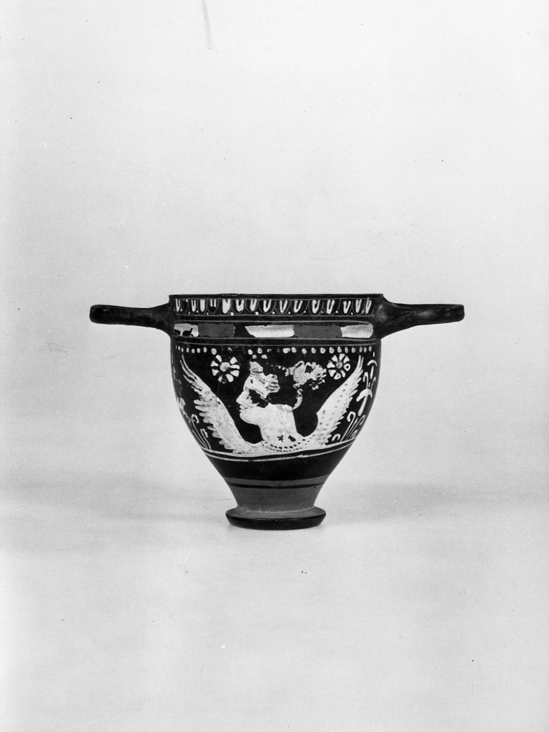 skyphos - ceramica tipo Gnathia (ultimo quarto sec. IV a.C)