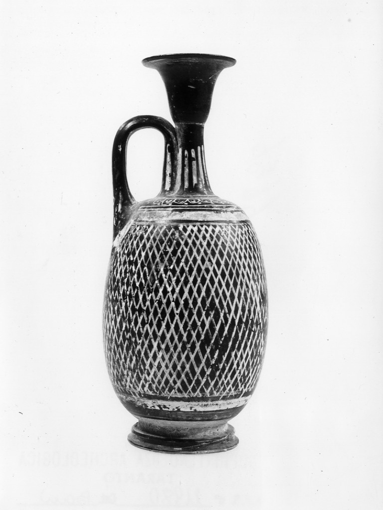 lekythos - ceramica tipo Gnathia (fine/ inizio secc. IV-III a.C)