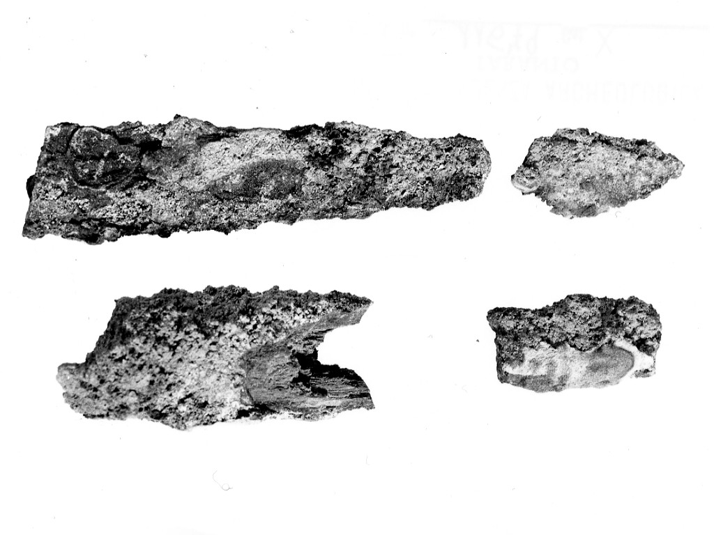 punta di giavellotto/ frammento - produzione locale (sec. IV a.C)
