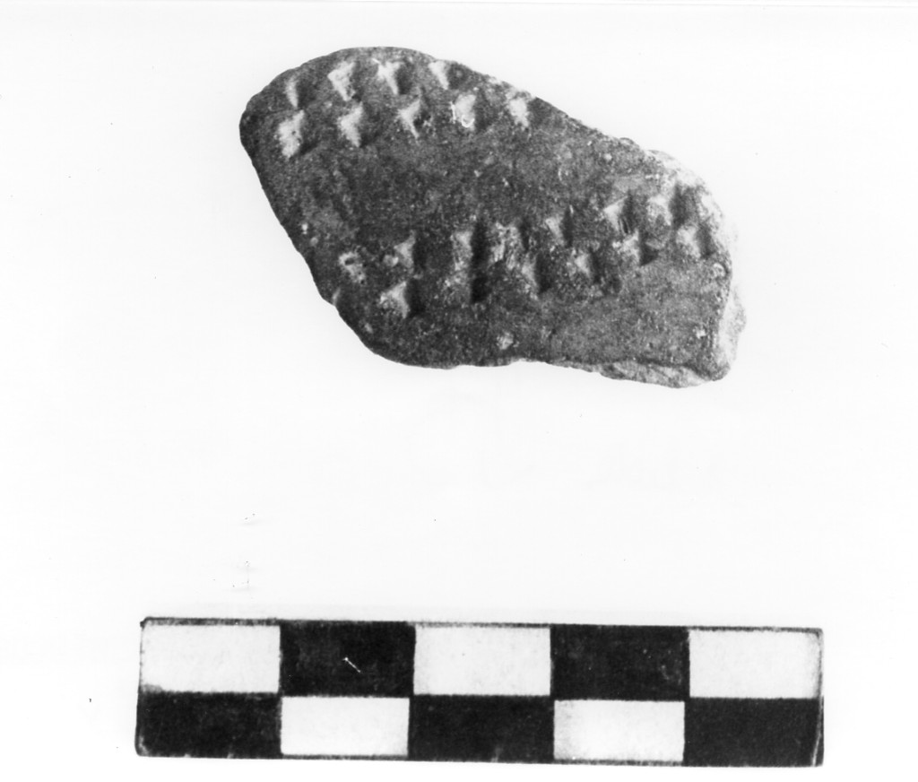 vaso/ frammento - Corrente culturale della ceramica impressa (Neolitico inferiore)