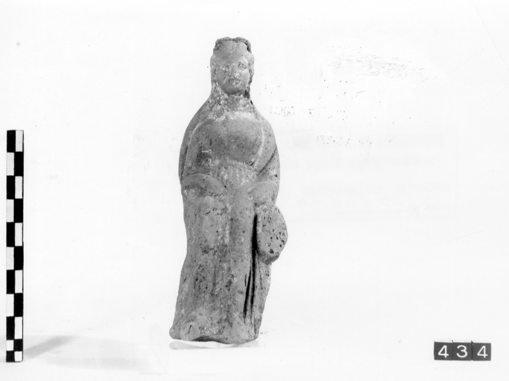 statuetta femminile - fabbrica indigena (ultimo quarto sec. IV a.C)