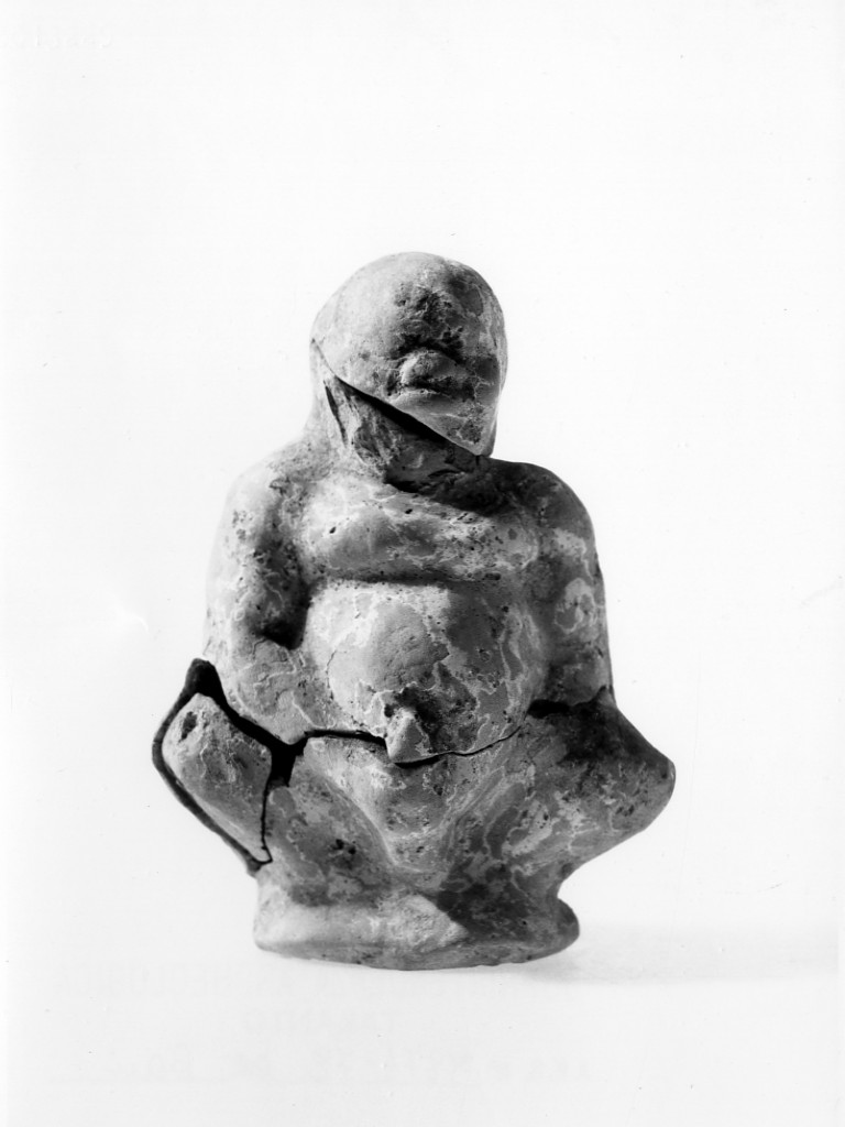 sileno (statuetta maschile) - fabbrica italiota (fine/ inizio sec. V a.C)