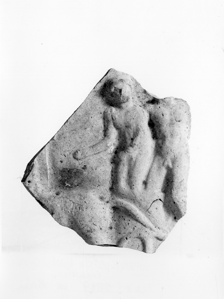 Dioscuri (rilievo/ frammento) - fabbrica italiota (secc. IV-III a.C)