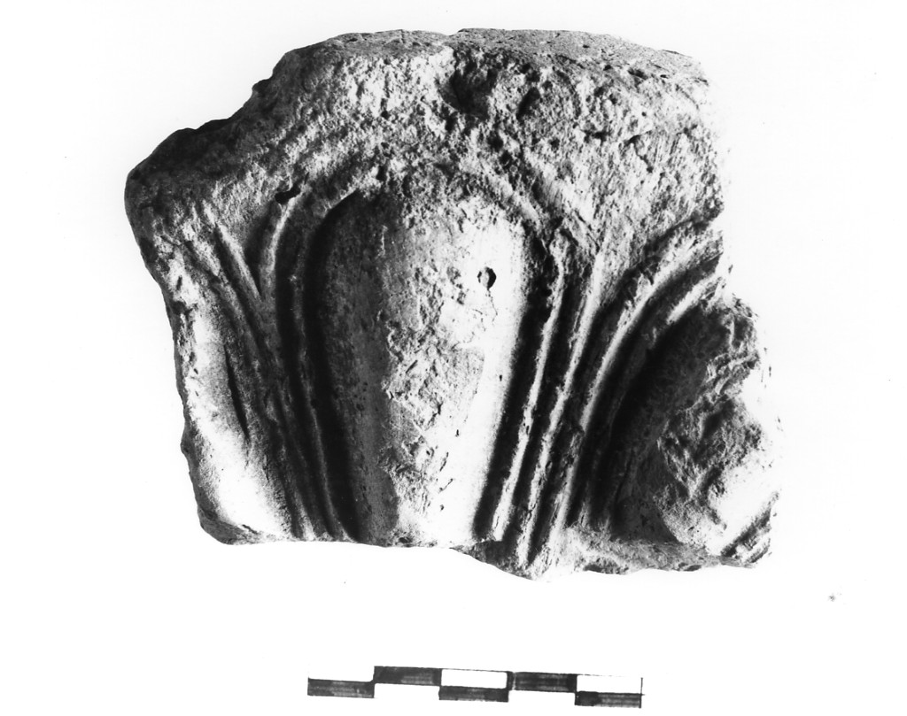 antefissa/ frammento - probabile fabbrica locale (sec. IV a.C)