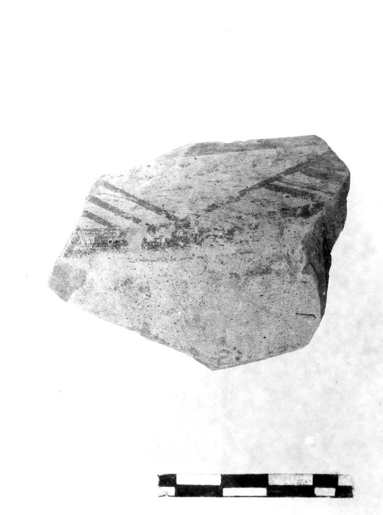 ciotola/ frammento - fabbrica iapigia (fine/ fine secc. IX - VIII a.C)