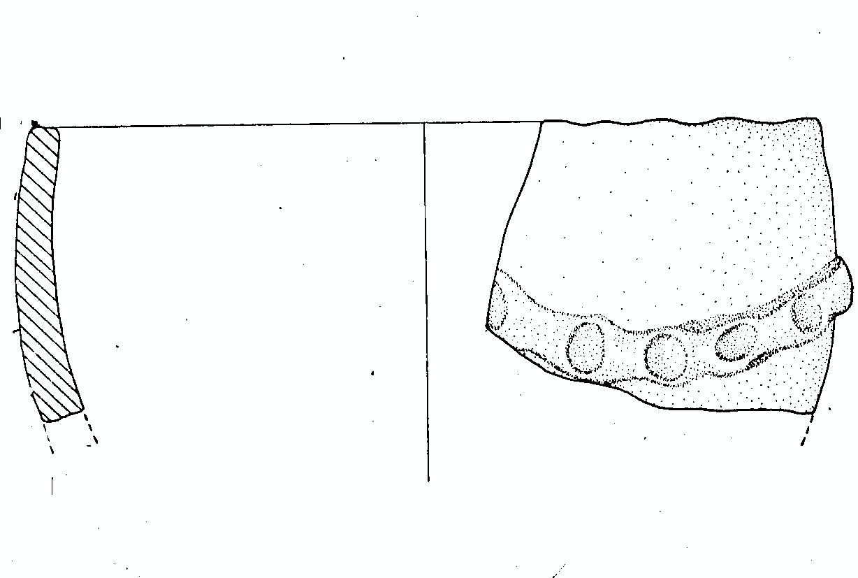 ciotola con bordo carenato - subappenninico (sec. XIII a.C)