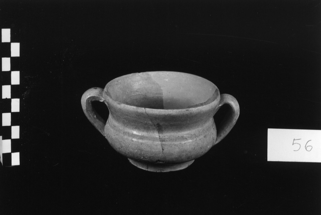 tazza - produzione locale (secc. XVI/ XVII d.C)