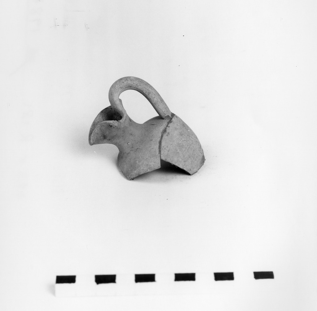 recipiente/ ansa - fabbrica daunia (secc. VIII - VI a.C)