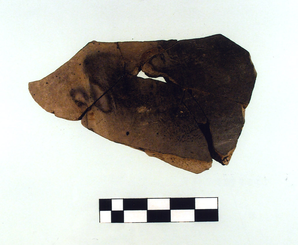 olla globulare/ frammento - Fasce Rosse (IV millennio neolitico medio)