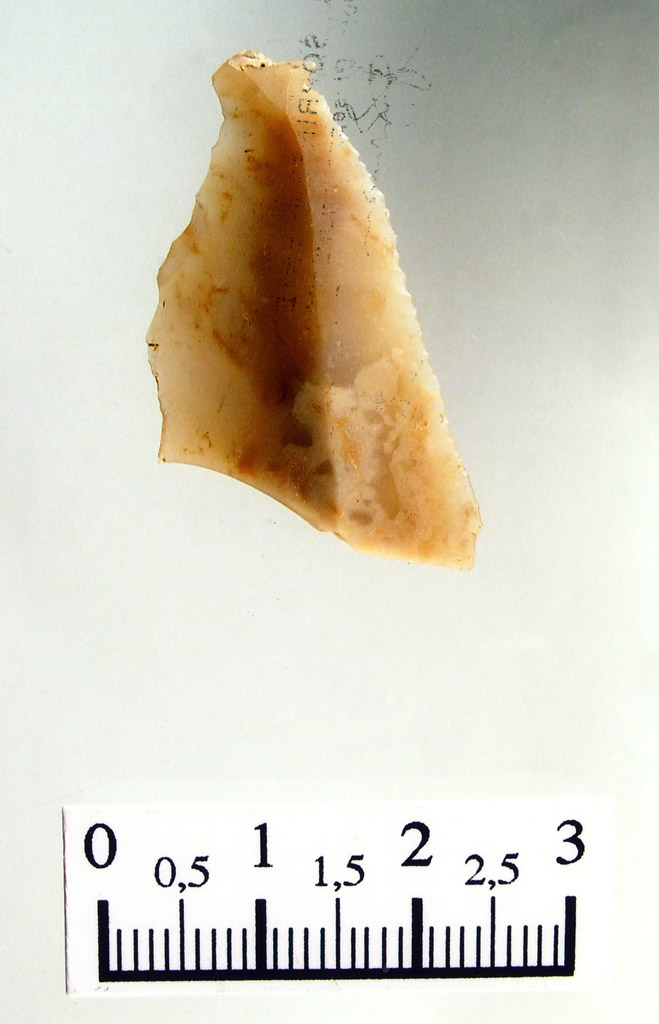 raschiatoio corto inframarginale - fase Rendina II (neolitico antico)