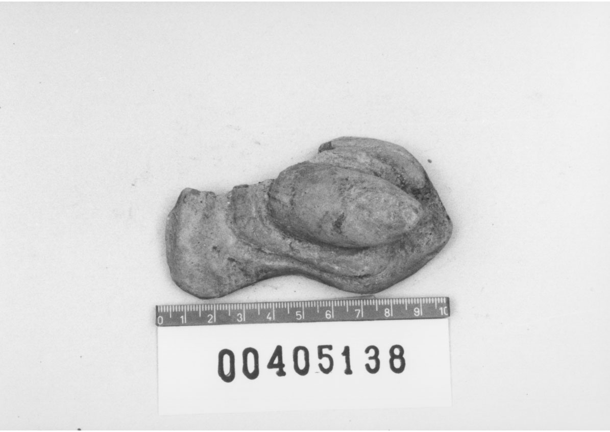 Organo genitale maschile (Votivo anatomico, Fregellae, tipo H V) (III a.C, II a.C)