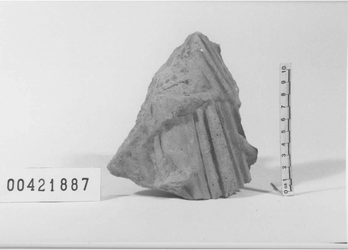 Potnia Theron (Antefissa/ frammento, Pensabene/ Di Mino, tipo 58, 1) (Seconda metÍ I a.C)