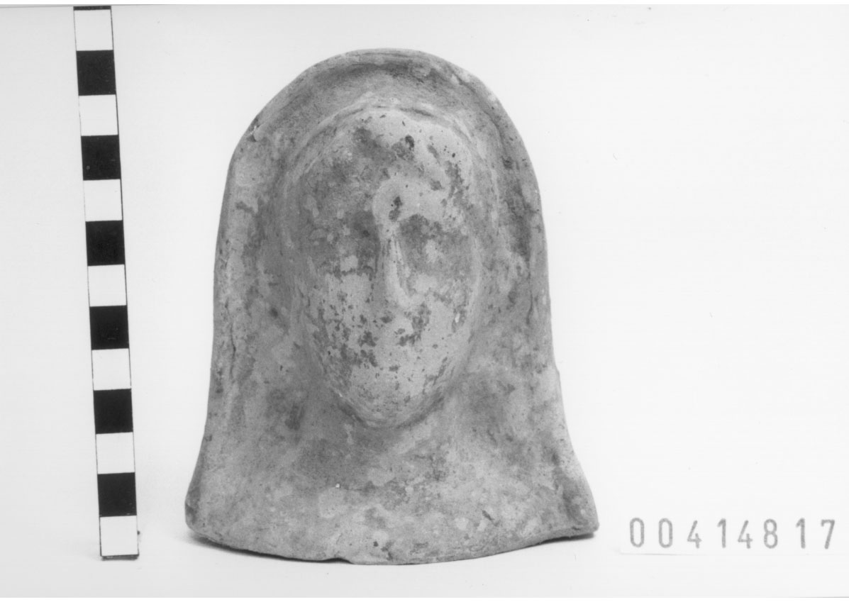 Figura maschile (testa votiva) (III a.C, II a.C)