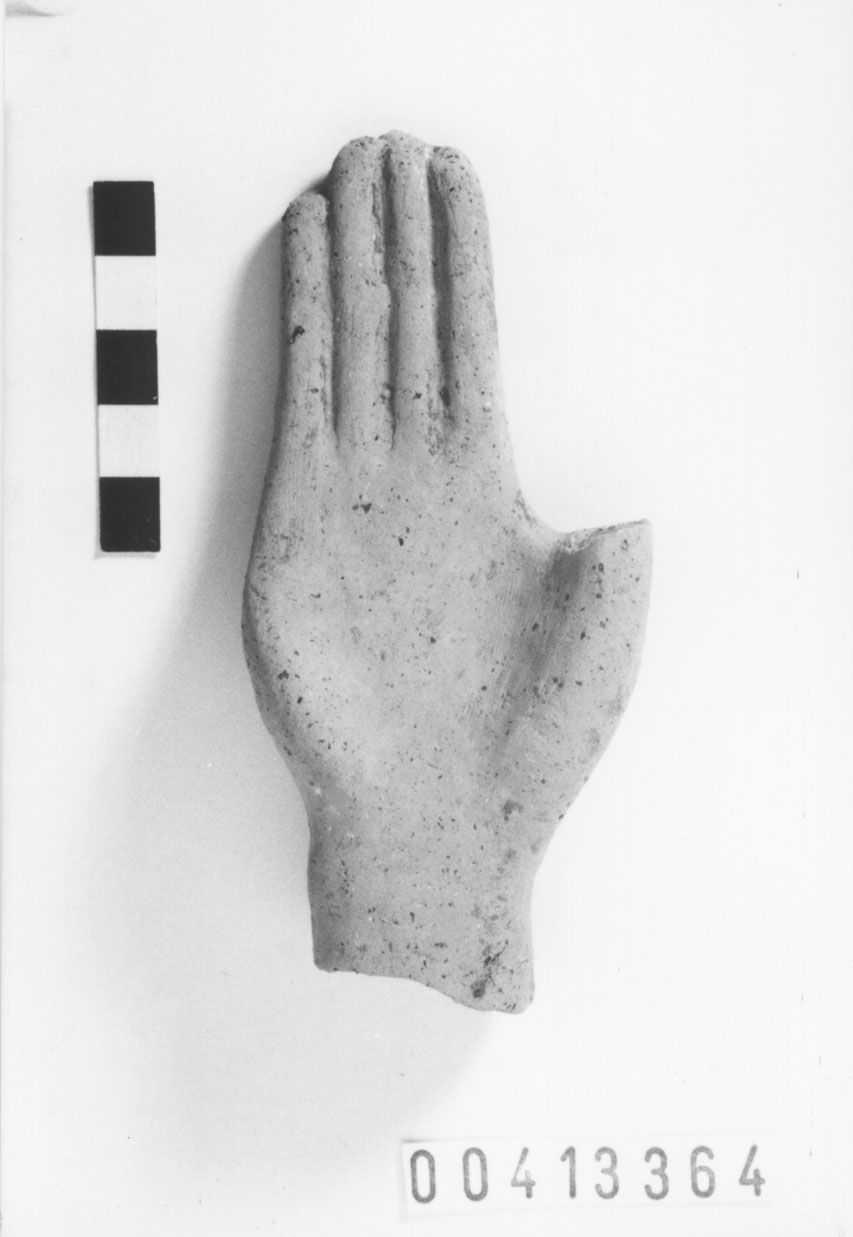 Mano destra (Votivo anatomico/ frammento) (III a.C, II a.C)