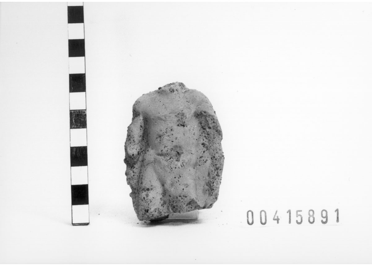 Figura maschile (Statuetta votiva/ frammento) (Fine IV a.C)
