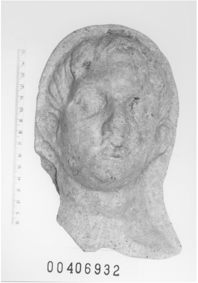 Figura maschile (Testa, Fregellae, tipo A 1 II) (III a.C, II a.C)