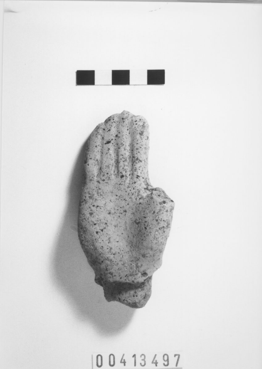 Mano destra (Votivo anatomico/ frammento) (III a.C, II a.C)
