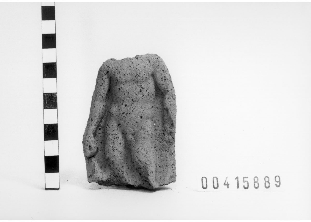Figura maschile (Statuetta votiva/ frammento) (Fine IV a.C)