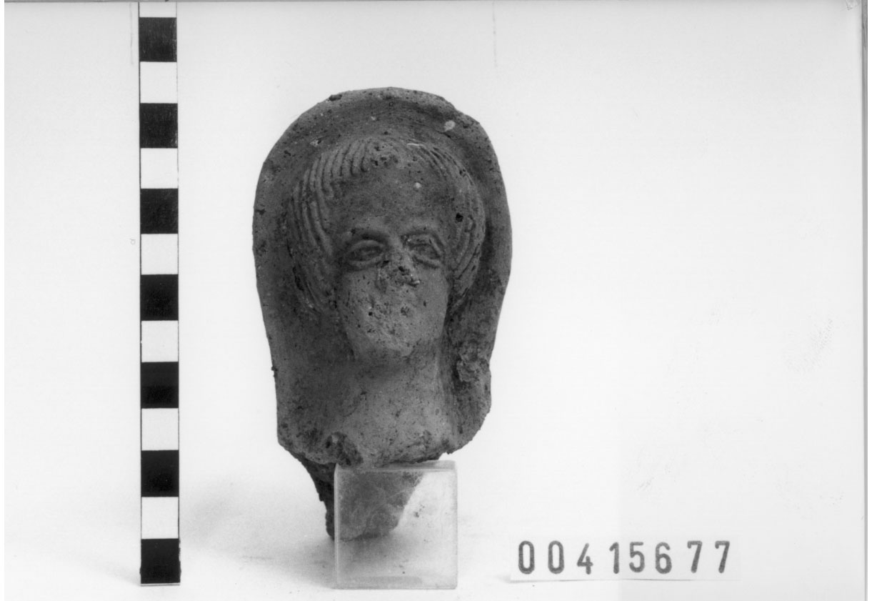 Figura femminile velata (Testa votiva) (III a.C)
